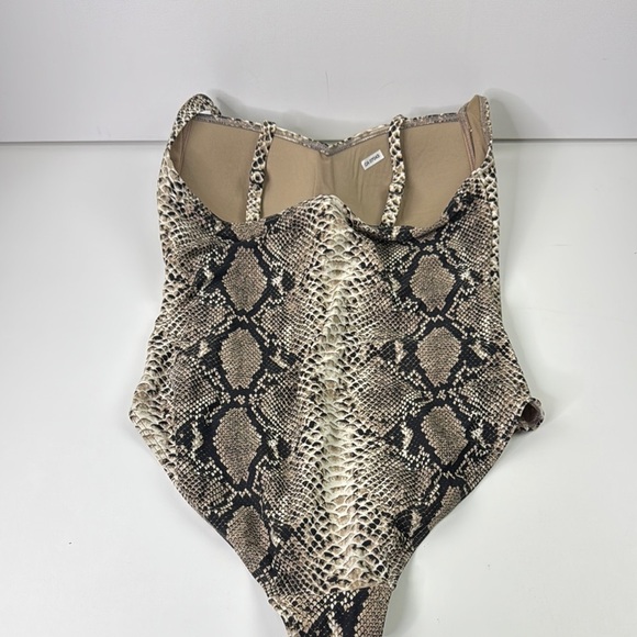 Bond-eye Women's Snake Print One Piece Swimsuit - Picture 2 of 10